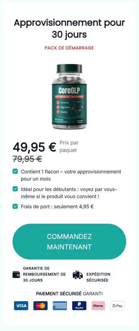 Prix ​​de CoreGLP